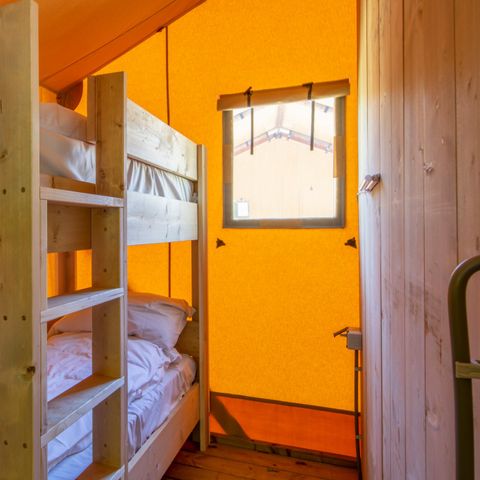 TENTE TOILE ET BOIS 4 personnes