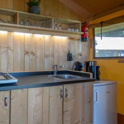 TENTE TOILE ET BOIS 4 personnes - Tente safari 4