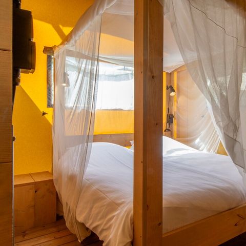 TENTE TOILE ET BOIS 4 personnes - Tente safari 4