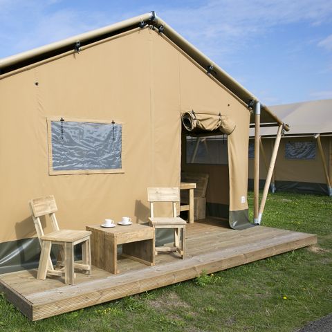 TENTE TOILE ET BOIS 5 personnes - 5K