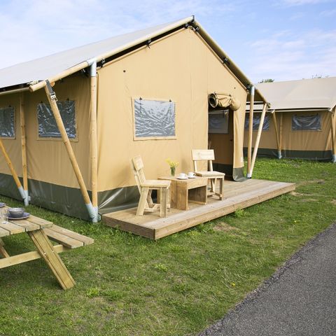 TENTE TOILE ET BOIS 5 personnes - 5K