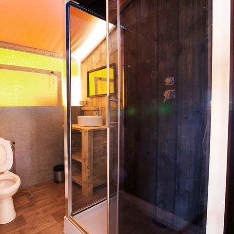 Tente en toile et en bois 4 personnes