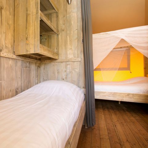 Tente en toile et en bois 4 personnes
