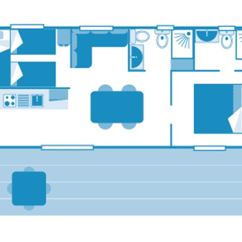 BUNGALOW 5 personnes - Cottage superieur 5p 2ch 2sdb ****