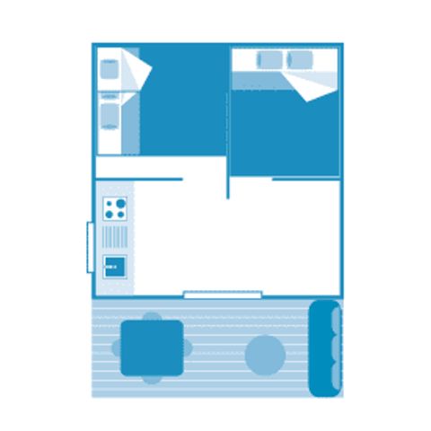 BUNGALOW 5 personnes - Tente Kenya + 5p 2ch **