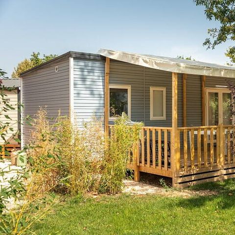 BUNGALOW 4 personnes - Mobil-home | Comfort | 2 Ch. | 4 Pers. | Terrasse Lounge | Clim.