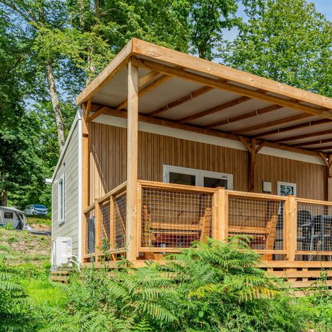 BUNGALOW 4 personnes - Mobil-home | Premium | 2 Ch. | 4 Pers. | Terrasse Lounge | Clim. | TV