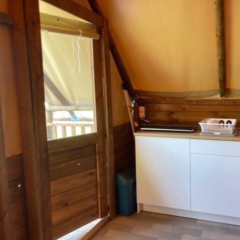TENTE TOILE ET BOIS 5 personnes - Tente lodges sans sanitaires