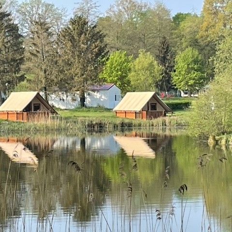TENTE TOILE ET BOIS 5 personnes - Tente lodges sans sanitaires