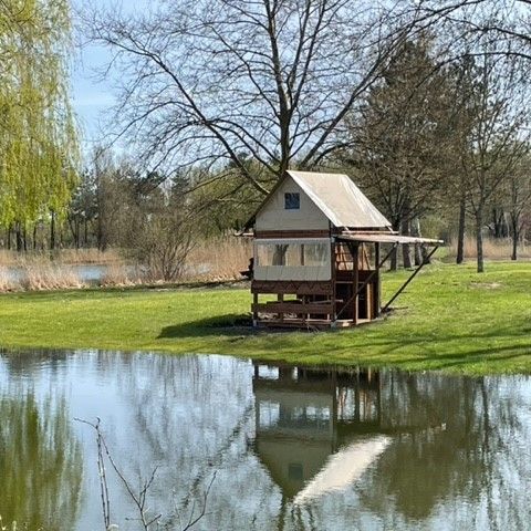TENTE TOILE ET BOIS 2 personnes - Bivouac
