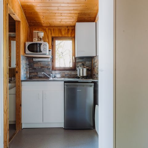 Chalet 3 personnes - Confort - 1 chambre - 1 salle de bain - 24m²