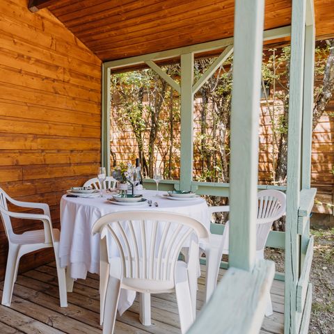 Chalet 3 personnes - Confort - 1 chambre - 1 salle de bain - 24m²