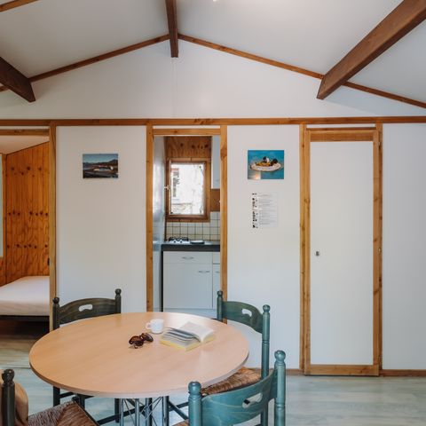Chalet 5 personnes - Confort - 2 chambres - 1 salle de bain - 35m²