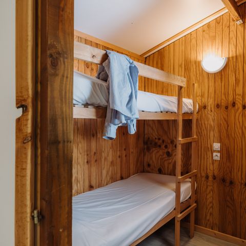 Chalet 5 personnes - Confort - 2 chambres - 1 salle de bain - 35m²