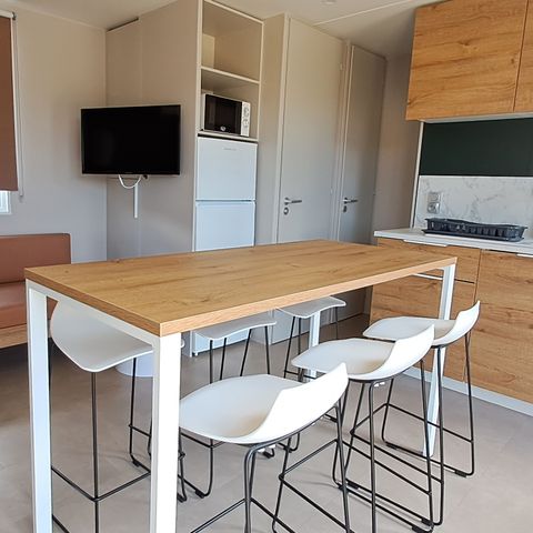Mobilhome 6 personnes - Sunêlia Luxe - 3 chambres - 1 salle de bain - 33m²