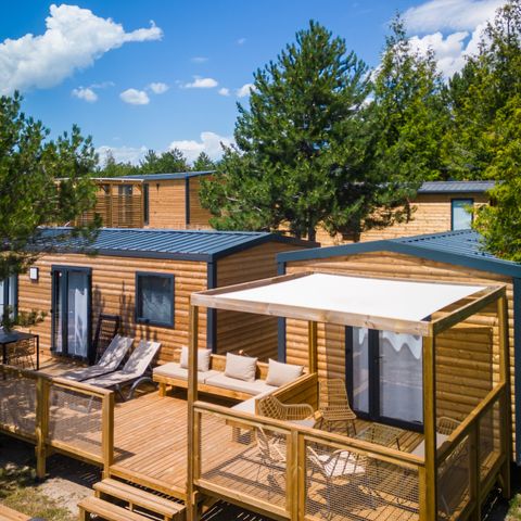 Mobilhome 8 personnes - Sunêlia Luxe Duo - 3 chambres - 1 studio - 18m²
