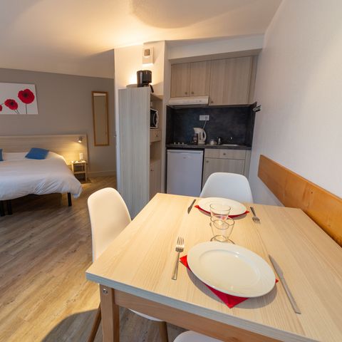 Gîte 2 personnes - 1 Pièce - Accueil lit bébé impossible
