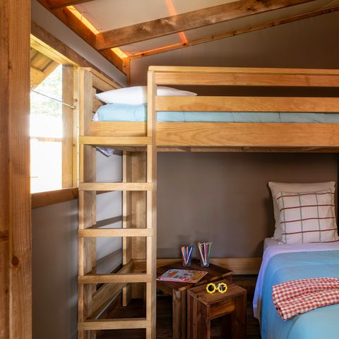Tente en toile et en bois 4 personnes - Cosy Glamping, 2ch, 1 sdb