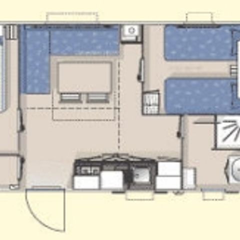 BUNGALOW 4 personnes - Standard Zen 2 CH 4 pers