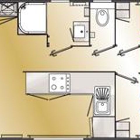 Mobilhome 6 personnes - Grand Confort - 3 chambres