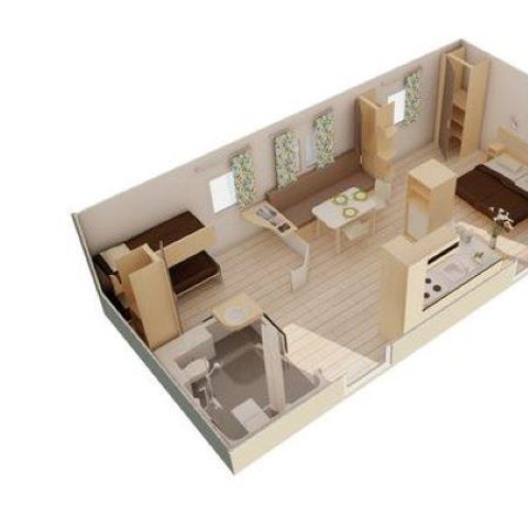 BUNGALOW 4 personnes - Standard PMR 2 CH 4 pers
