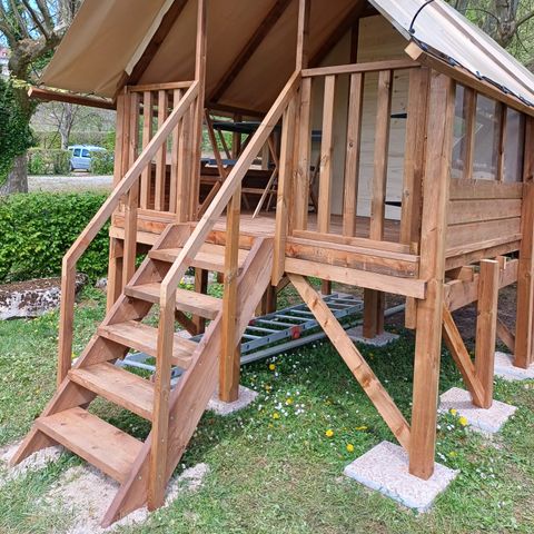 TENTE 2 personnes - Tente lodge Cyclo'Oh - Sans Sanitaires