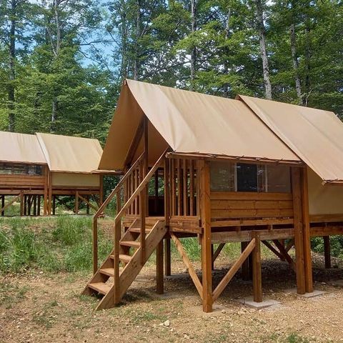 TENTE 2 personnes - Tente lodge Cyclo'Oh - Sans Sanitaires