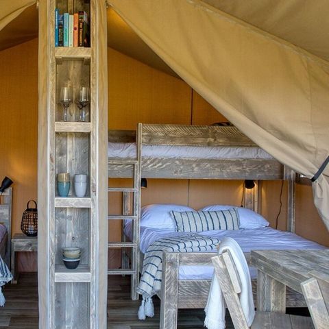 TENTE TOILE ET BOIS 5 personnes - Tente Safari Lodge (5P)