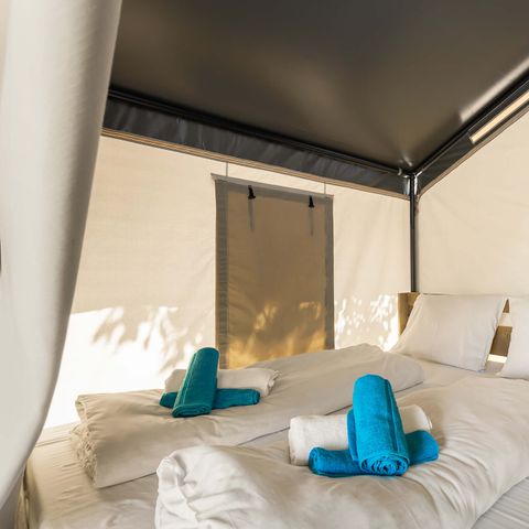 Tente en toile et en bois 4 personnes - Stella Maris - Tente Safari Confort