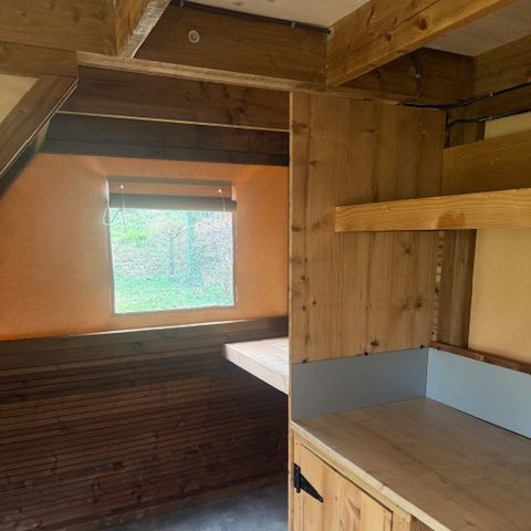 TENTE TOILE ET BOIS 3 personnes - LODGE LA BOHEME