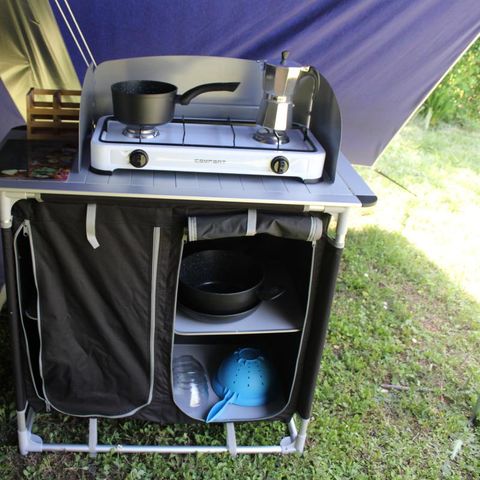 TENTE 4 personnes - Tente Tribu - 2 chambres - Sans sanitaire