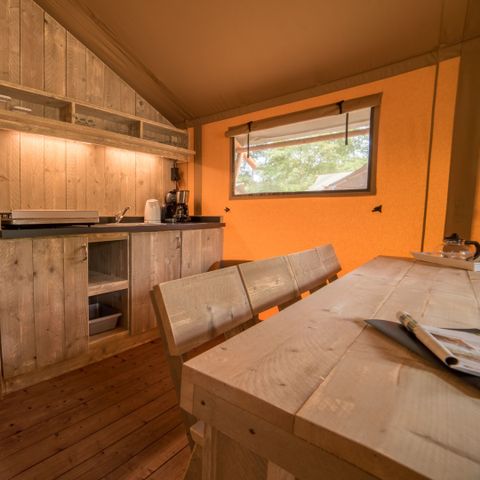 TENTE TOILE ET BOIS 6 personnes - Loge PZ995