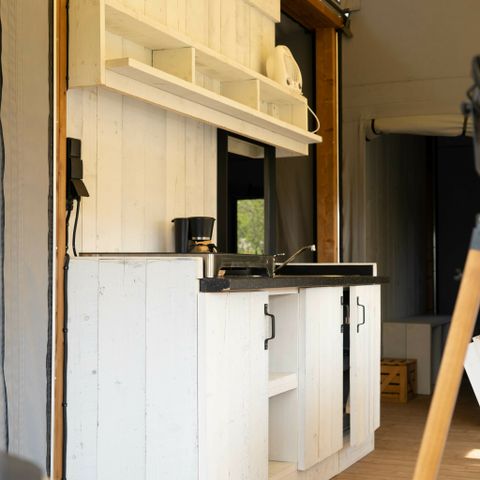 LODGE 5 personnes - Panorama avec sanitaires privés