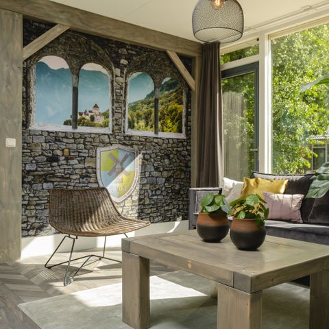 BUNGALOW 5 personnes - Bungalow pour bébés et enfants "Knights & Princesses" avec sauna et bain à bulles