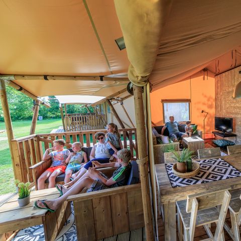 TENTE TOILE ET BOIS 6 personnes - Tente safari 6 pers. Appelgaard