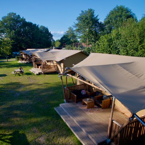 TENTE TOILE ET BOIS 6 personnes - Tente safari 6 pers. Appelgaard