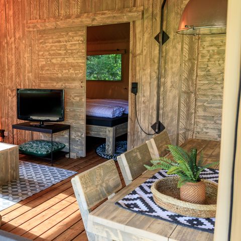 TENTE TOILE ET BOIS 6 personnes - Tente safari 6 pers. Appelgaard