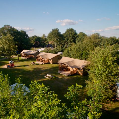 Tente en toile et en bois 6 personnes - Tente safari 6 pers. Appelgaard
