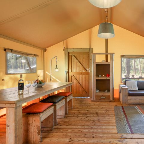 Tente en toile et en bois 6 personnes - 6ST