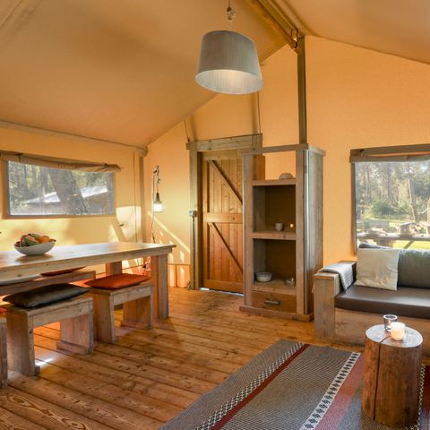 Tente en toile et en bois 6 personnes - 6ST