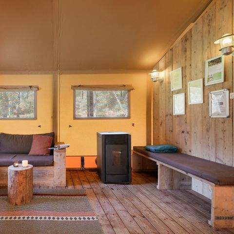 Tente en toile et en bois 6 personnes - 6ST