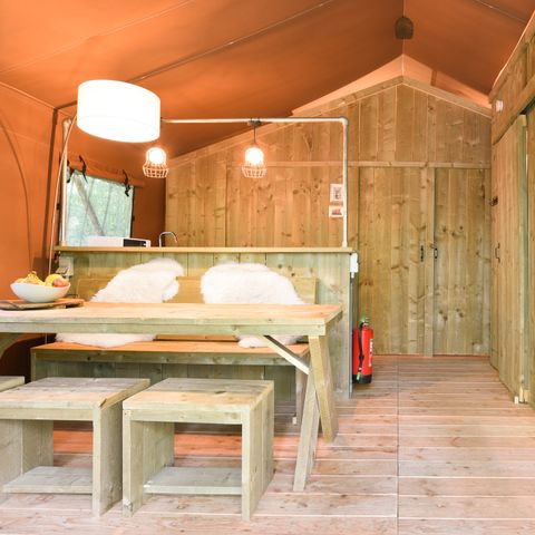 Tente en toile et en bois 6 personnes - 6ST