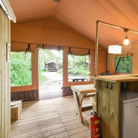 Tente en toile et en bois 6 personnes - 6ST