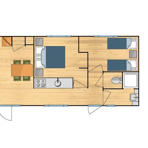 LODGE 4 personnes - Lodge Yellowstone
