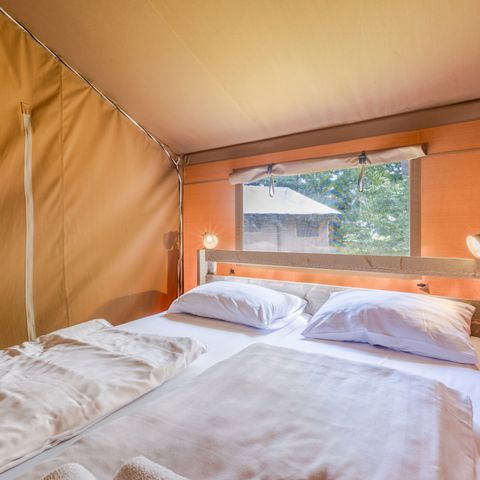 Tente en toile et en bois 4 personnes