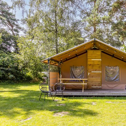Tente en toile et en bois 4 personnes