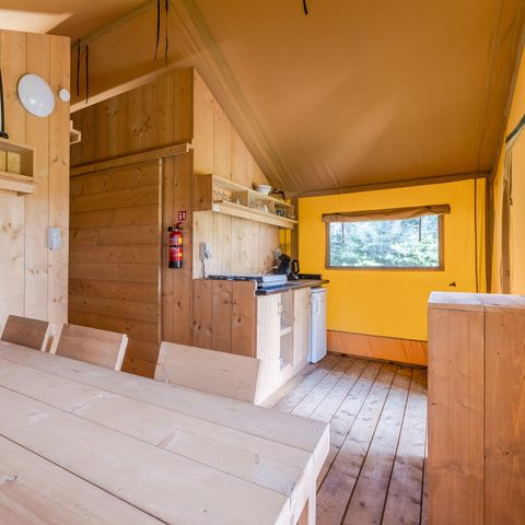 TENTE TOILE ET BOIS 6 personnes