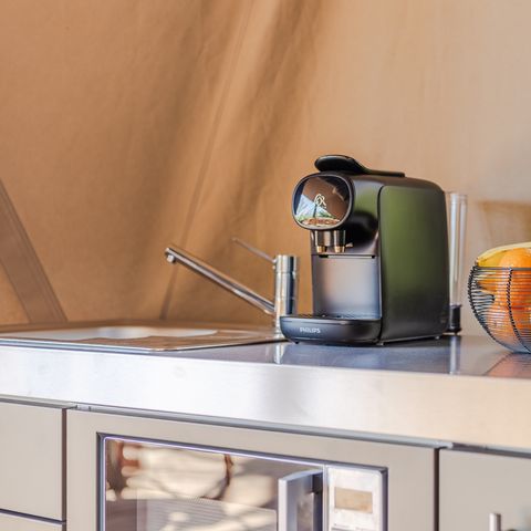 Tente en toile et en bois 4 personnes - 2-4 persoons glamping tent