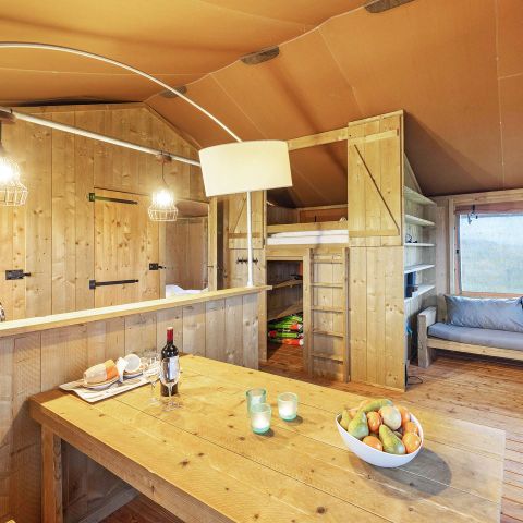 TENTE TOILE ET BOIS 6 personnes - Tente safari 6 places