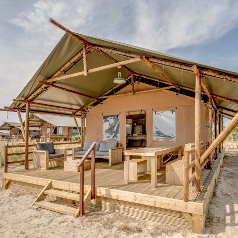 TENTE TOILE ET BOIS 6 personnes - Tente safari 6 places